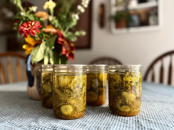 Bread and Butter Pickle Chips | Whole Ingredient, Small Batch | Water Bath Canning