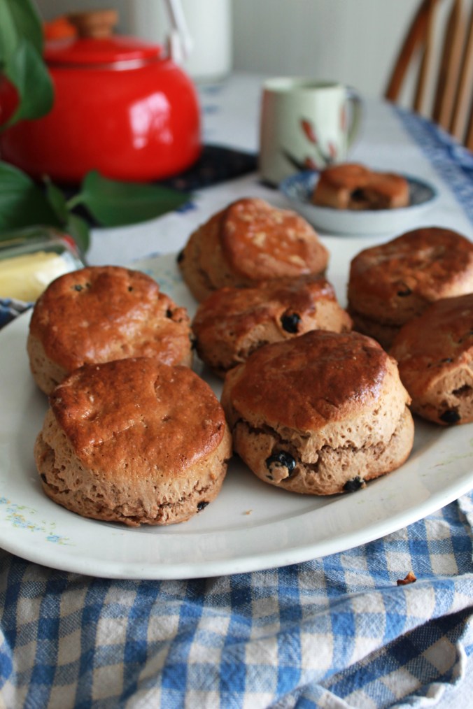 Chocolate Blueberry Scones | Using Dehydrated or Freeze Dried&nbsp;Berries
