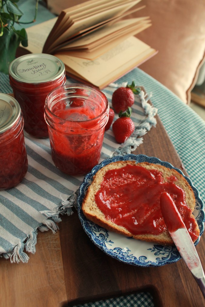 Canning Strawberry Jam | Low Sugar, Pectin, Fresh or Frozen Berries | Water Bath&nbsp;Canning