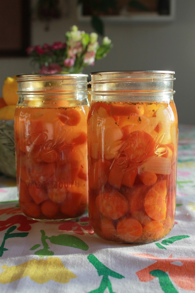 Pressure Canning Carrots & Onions, with Herbs | Raw Pack Method