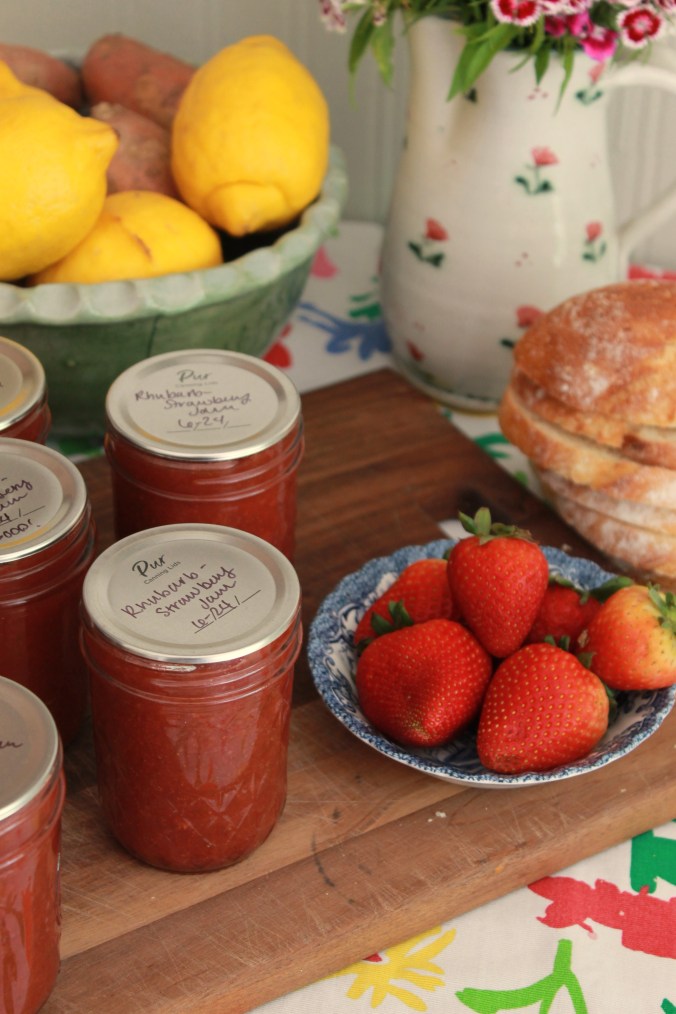 Strawberry Rhubarb with Lemon Jam | Small Batch, Water Bath&nbsp;Canning