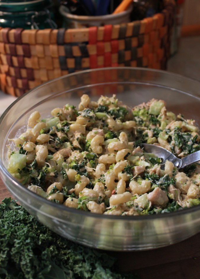 Chicken Pasta Salad using Homemade Mayo & Canned&nbsp;Chicken
