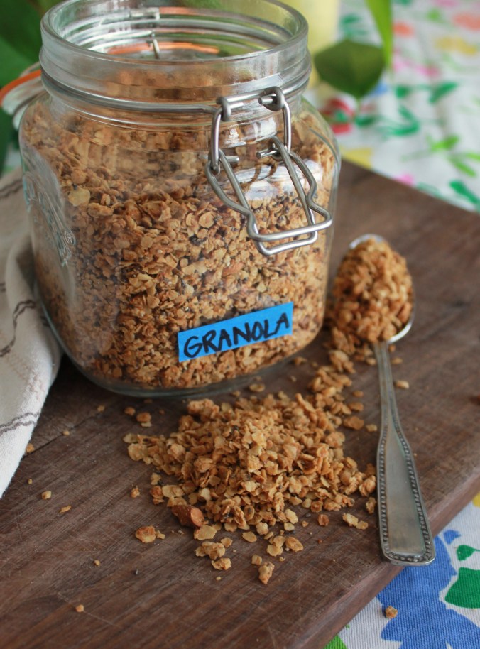 Nut-Butter Granola | From Scratch, Oven Baked, Basic Granola Recipe